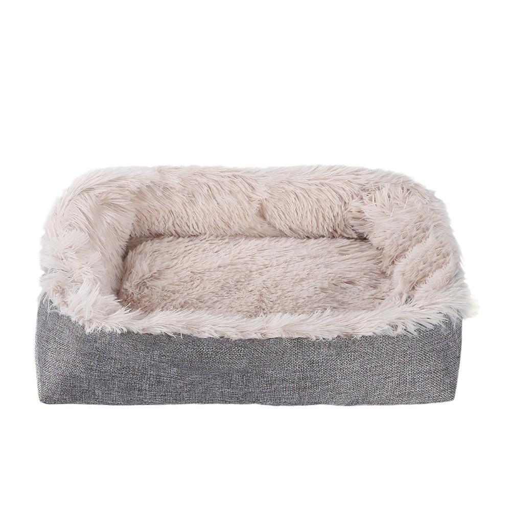 Dual-Use Fleece Pet Bed: Warm Cat Nest & Dog Mat for Autumn/Winter