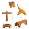 Gua Sha Massager 5Styles Vietnam Fragrant Wood Body Foot Reflexology Acupuncture Thai Massager Roller TherapyWood Spa Therapy