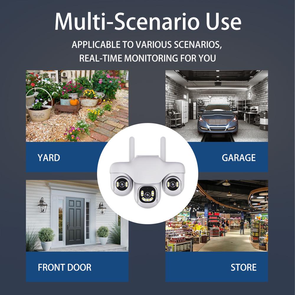 V380 Outdoor Wireless HD Smart Surveillance Camera with Three-Axis Rotation
