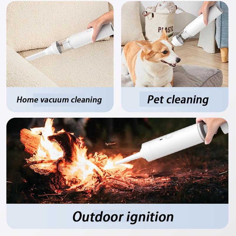 Wireless Car Mounted Vacuum Cleaner with Brushless Straight Tube and Large Suction Force, Dual-purpose Home and Car Vacuum Clean