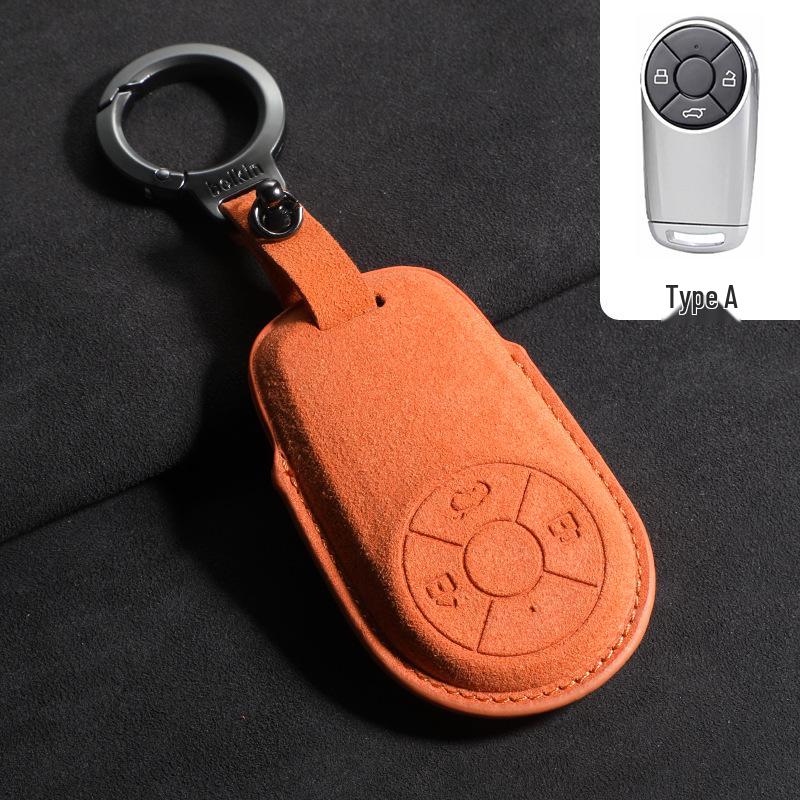 Great Wall Ora Haomao 2021 Key Case - Premium Unisex Suede Key Bag with Buckle.