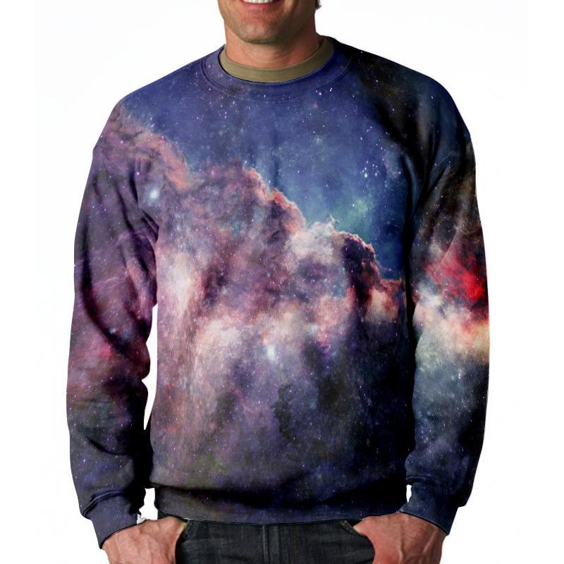 

Мужская толстовка с капюшоном Starry Sky Graphic Pattern 3D Printed Top Long Sleeve Oversize Celebrity Neck Pullover Hip Hop Street Men s Clothing XL