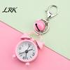 Alarm Clock Key Ring Keychain Pendant with Built-In Micro Clock, Holder for Commuters Students And Travelers, Sturdy Iron Design Portable Timekeeping