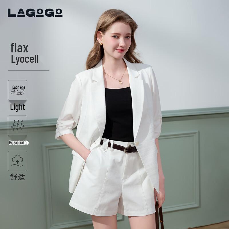 LAGOGO Women s Blazer M грязно-белый