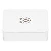 for Raspberry Pi 4 Case ABS Detachable Scratch Resistant Heat Dissipation Protective Shell White