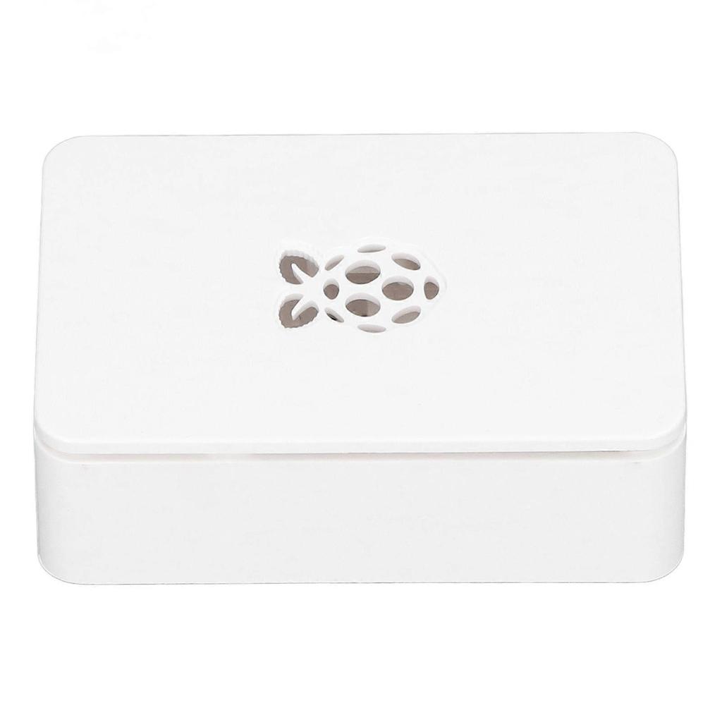 for Raspberry Pi 4 Case ABS Detachable Scratch Resistant Heat Dissipation Protective Shell White