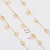 2Meters 1Meter Stainless Steel Hollowout Star Link Chain Dangle Charm Chains for Necklace Anklet Jewelry Making DIY Waterproof