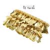 1pcs 10 Yards Length Waist Chain Belt Polyester Sequin Tassel Trim Sequin Fringe Trim  DIY Crafts