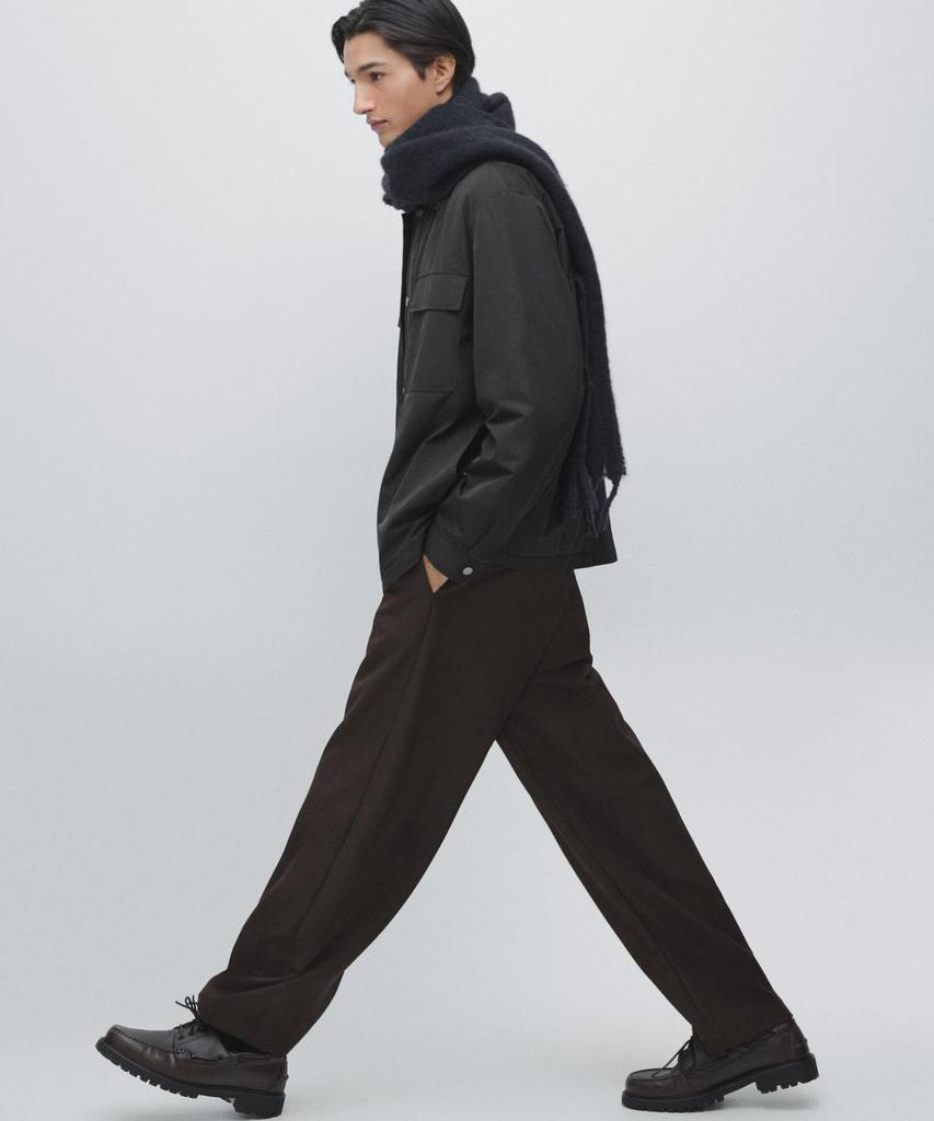 Massimo Dutti Pocket Detail Water-Repellent Overshirt