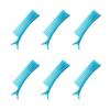 6Pcs Practical Hair Clip for Precise Sectioning Brush Top Design Styling Tools Coloring Cutting DIY Hairstyling Essential