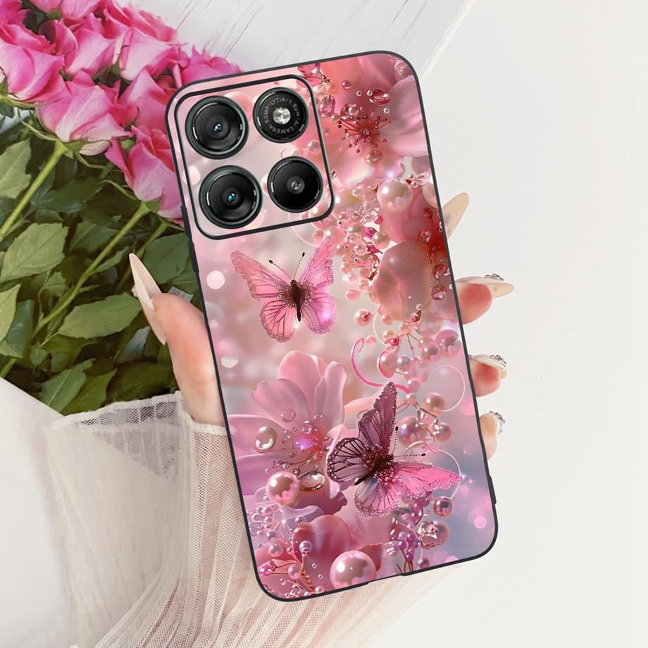 Luxury Flower Cartoon New Fashion Phone Case For Motorola Moto G67 Power Motorola G57 Power Funda Soft Silicone Back Cover Coque