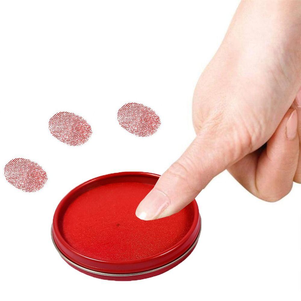 For Notary Thumbprint Ink Pad Clear Stamping Signing Inkpad Mini Fingerprint Ink Pad  Business