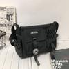 Harajuku Men Crossbody Bag Square Casual Messenger Bag Fashion Nylon Postman Bag  Unisex