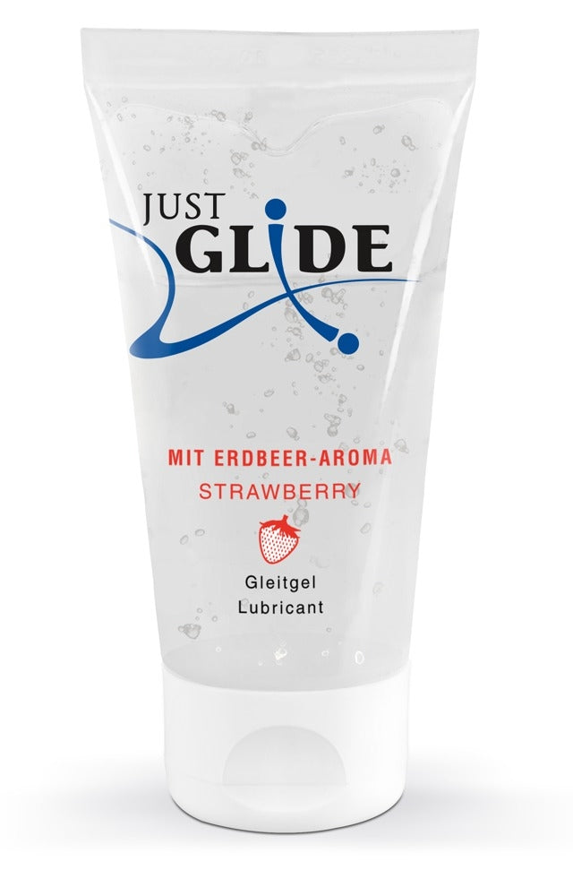 Lubrifiant Aromatisé Fraise Just Glide 50 ml - Just Glide - Lubrifiants Parfumés
