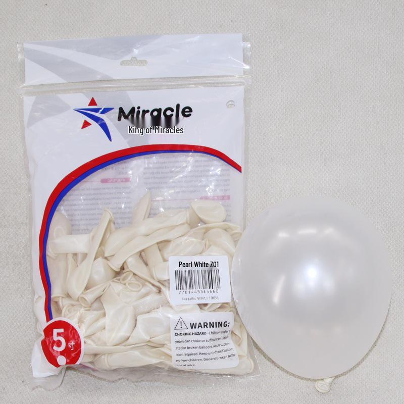 Miracle Star 5-inch Latex Balloons, 100 pcs - Ideal for Children's Birthday Party, Wedding Celebration, Room Decoration.