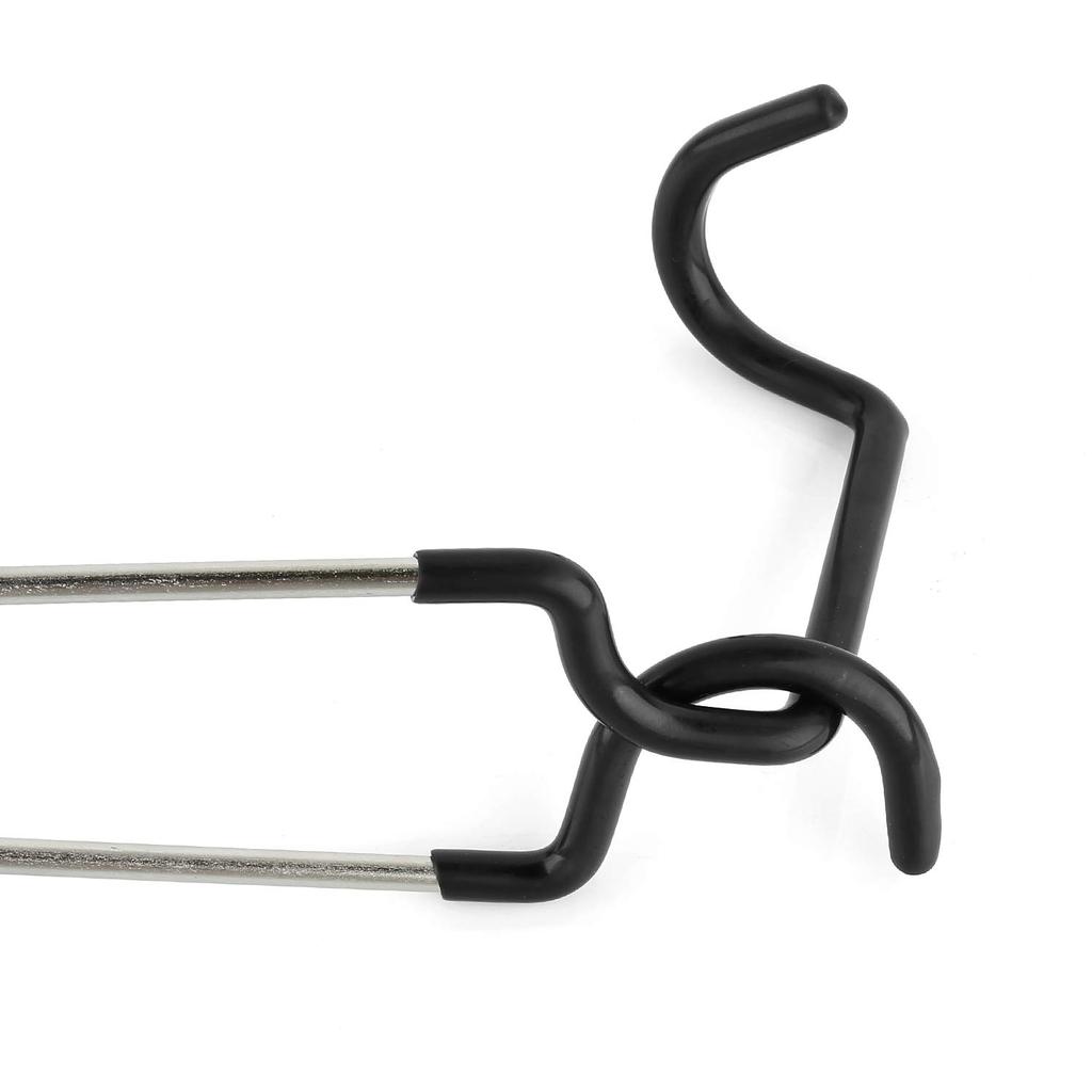 FLYFLYGO Lantern Hanger, Lantern Hook for Pole, Set of 2, Stainless Steel, Silver, Suitable for Outdoors, Camping, and Indoors