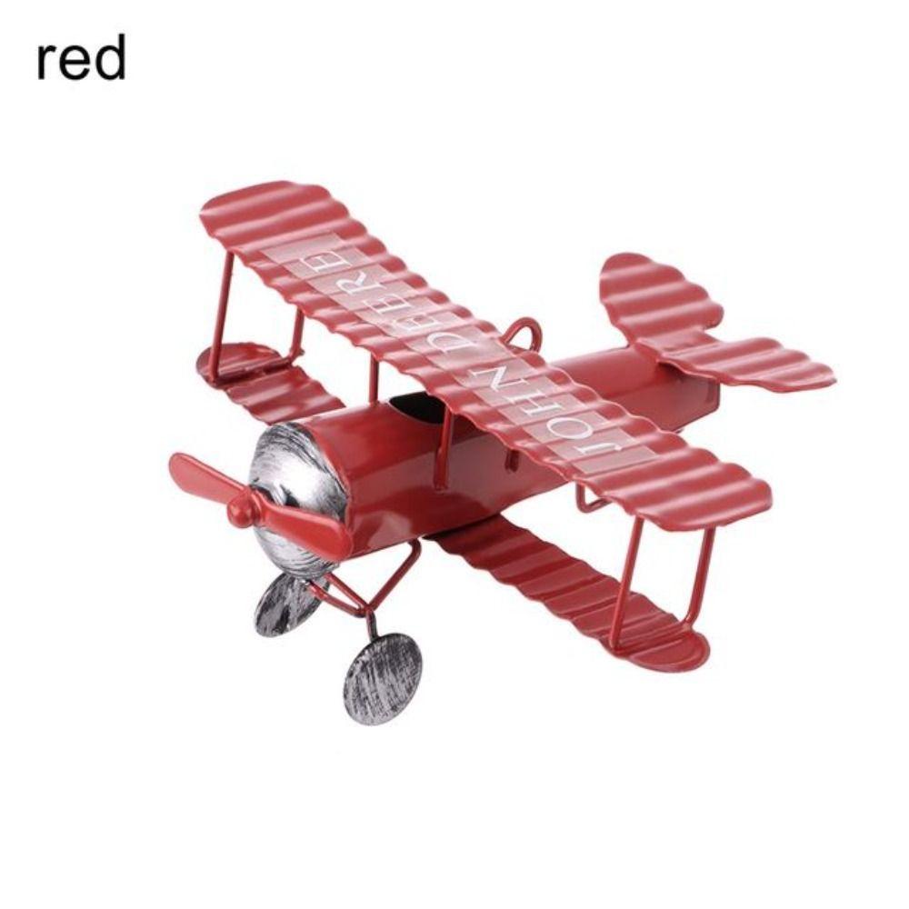 Iron Art Aircraft Figurines Can be Hung Metal Crafts Creative Desktop Props  Shop Window Display