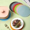 Placemats, Non-Slip Pads, Pot Holders, Table Mats, Heat Insulation Coasters, Multi-Function Round Heatproof Silicone Mats