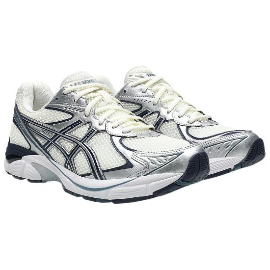 Asics GT-2160 Comfortable Durable Running Shoes Unisex Sneakers Off-White Silver Blue 1203A275-117
