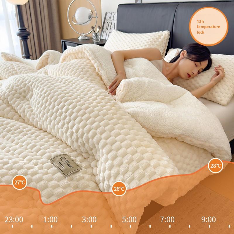 Kadife ekleyerek kış yorganını kalınlaştırma