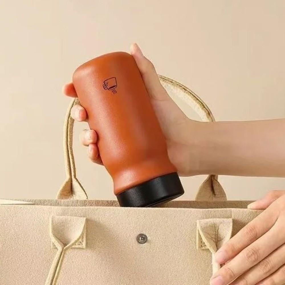 Portable Thermos Bottle Double-Layer Insulated Flask Tea Cup Mini Thermal Water Bottle Hiking