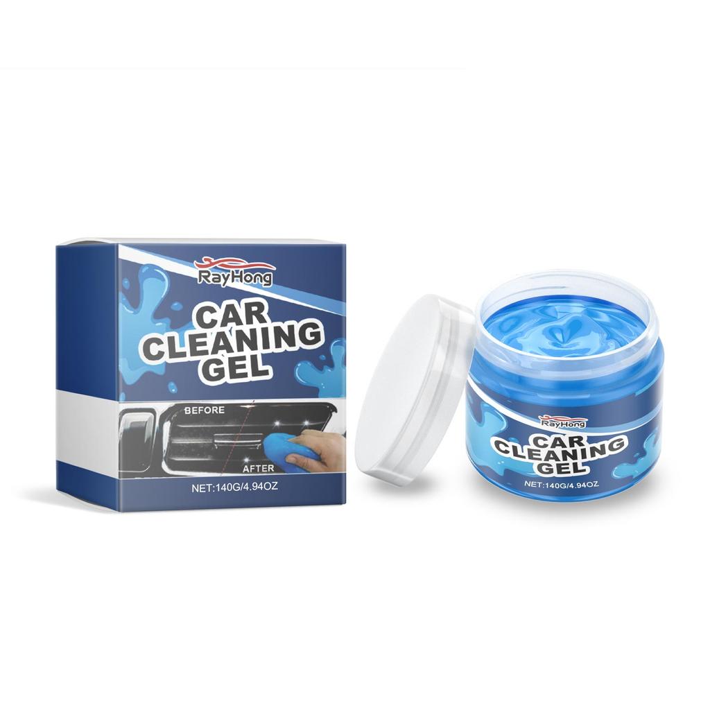 Rayhong Car Cleaning Gel, multi-functional soft gel for cleaning car interior gaps and air vents, 140g