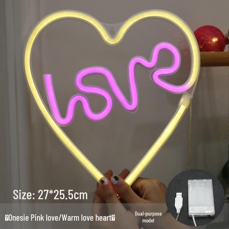 Trendy LED Neon Night Light Sign for Wall Décor
