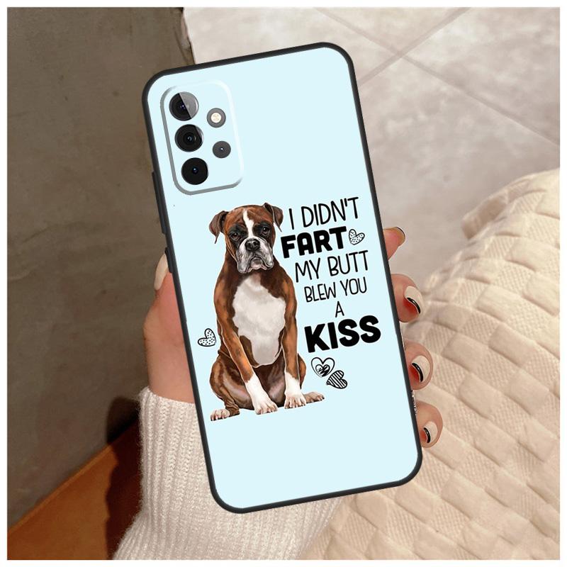 Boxer Dog For Samsung Galaxy A36 A56 A16 A26 A06 A52 A53 A33 A13 A34 A54 A14 A15 A35 A55 A22 A32 Case