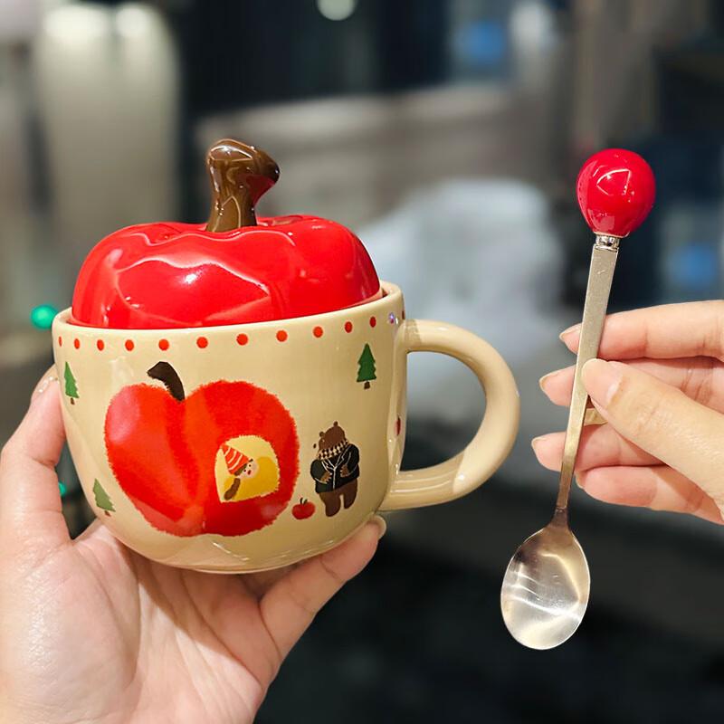 Jimi Cute Apple Ceramic Mug