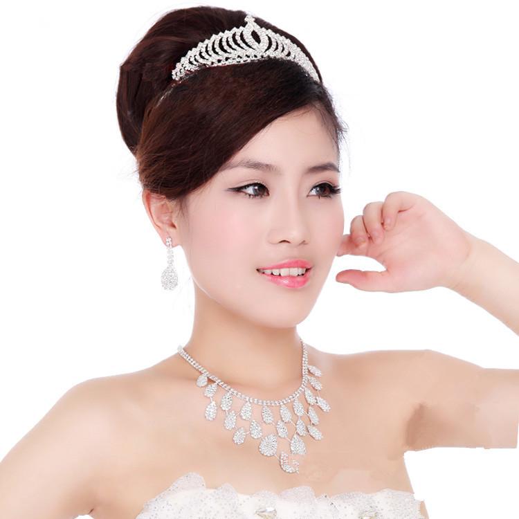 

Rhinestone Bridal Wedding Crown Headband Hair Accessories