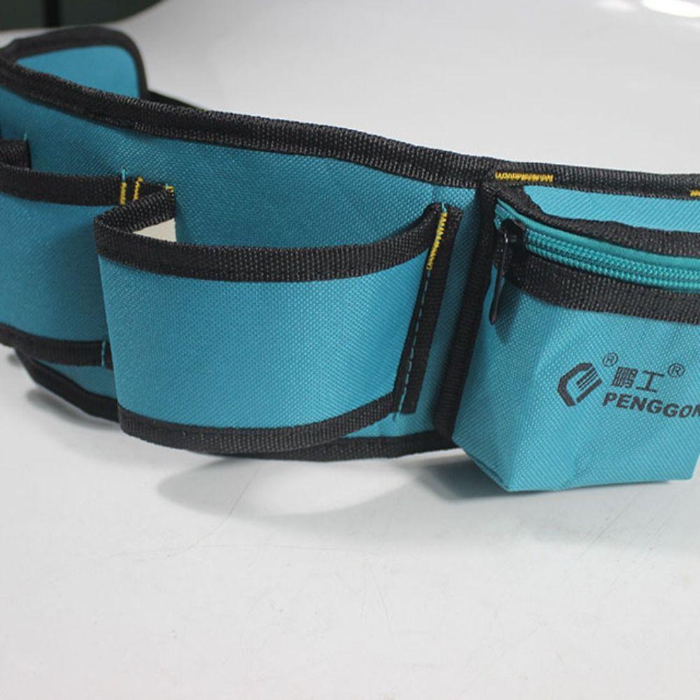 Adjustable Electricians Tool Pouch Multi-pockets Storage Bag Portable Waist Tool Bag  Tool Parts