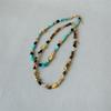 Maillard Caramel Beaded Necklace - Colorful Holiday Style for Women