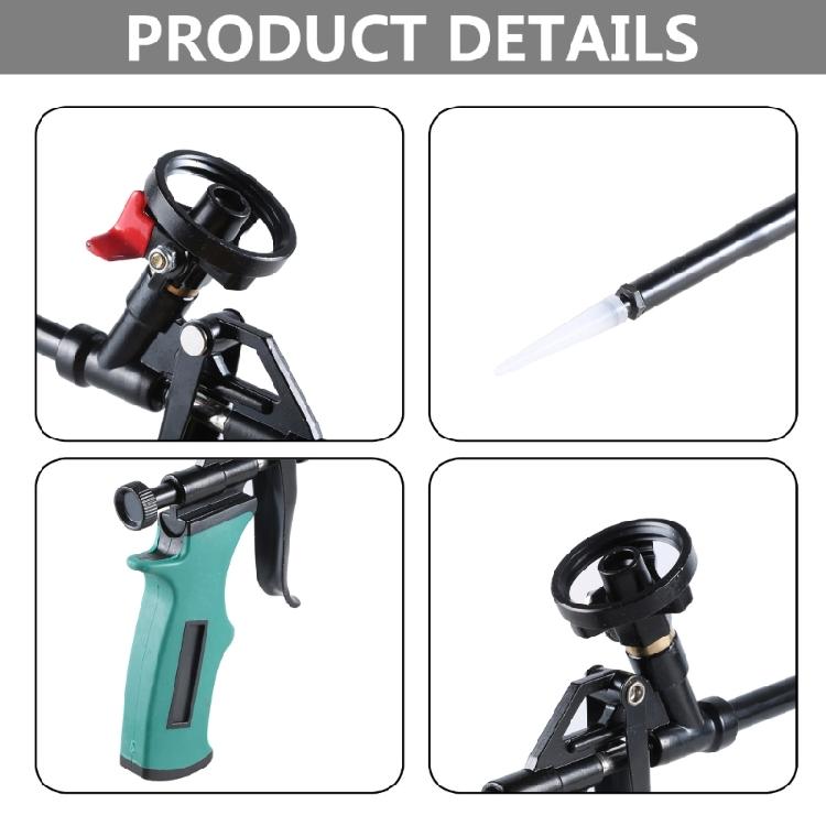 Foaming Jet GlueGun Metal Polyurethane Triggers Sprayer Pump Sealant Caulking