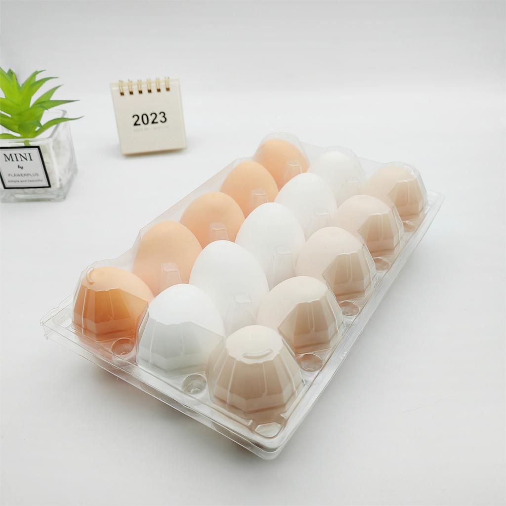 Fake Egg Squishy Toy Unbreakable Realistic Stress Relief Squeeze Egg Prank Toy Creative Decompression Gift