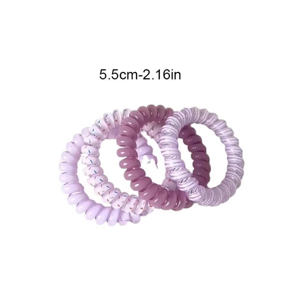 Portable Phone Line Hair Ring Gradient Color Hair Loop Elastic Hair Rope  Girl Daily Hairstyle