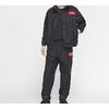 Jordan 23 Engineered Rubber Patch Loose Stand Collar Jacket Men Jackets Black CN4579-010