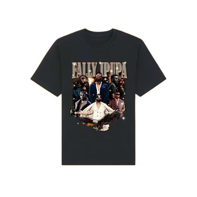 Fally Ipupa Merch T-shirt Men and Women Summer Cotton Y2K Hip-hop Clothing Oversize Short Sleeved Tops