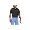 Polo Shirts Men's Black Polo Collar Moderate Straight Fit IA5446