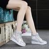 Keilabsatz Chunky Schuhe Damen Lässige Vulkanisierte Sneaker Frau Hohe Plateau Atmungsaktive Mesh Sneaker Designer Damen Sports Dad Schuhe