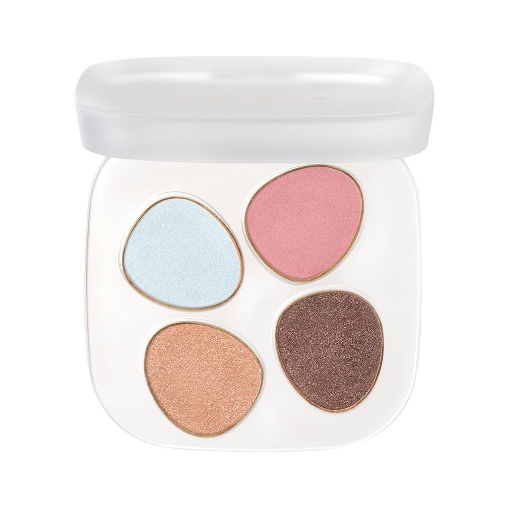 Petal Float Eye Palette 05 Lagoon Sunset Eyeshadow Palette Glitter Satin Matte to/one