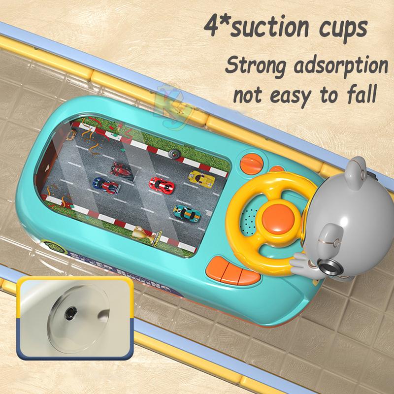 Rennauto Elektronisches Abenteuerspiel Lenkrad Fahrspielzeug Kinder Simulation Fahrzeuge mit Musik Sound für Kinder Baby Geschenk