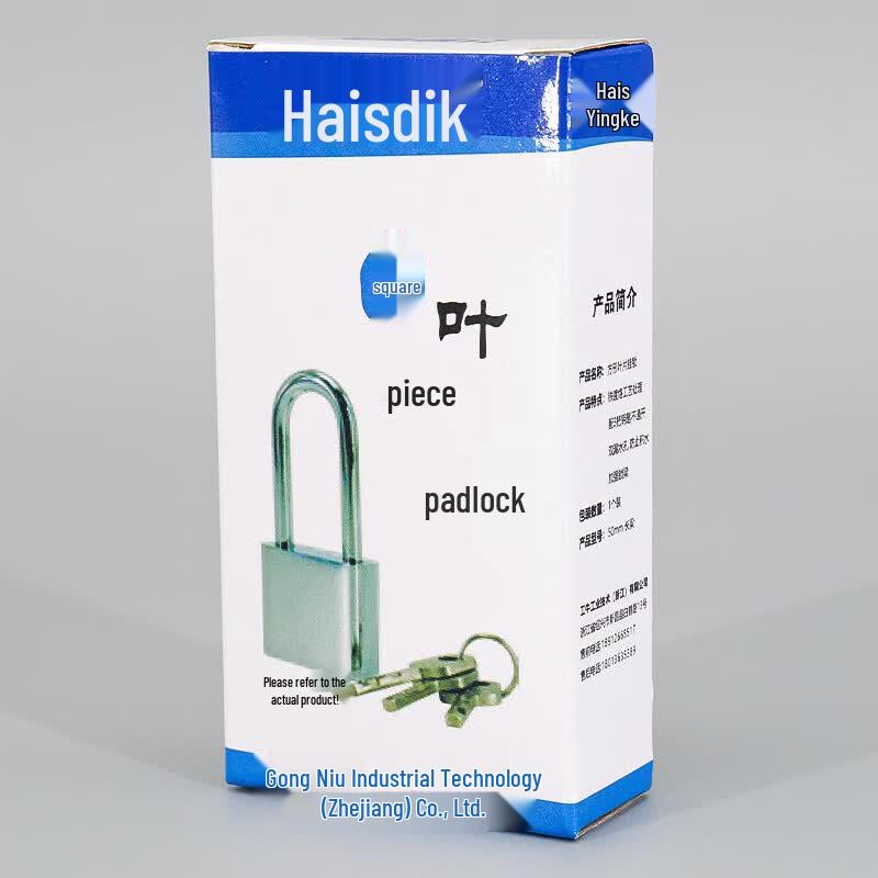 Haistik Square Waterproof Padlock with 3 Keys