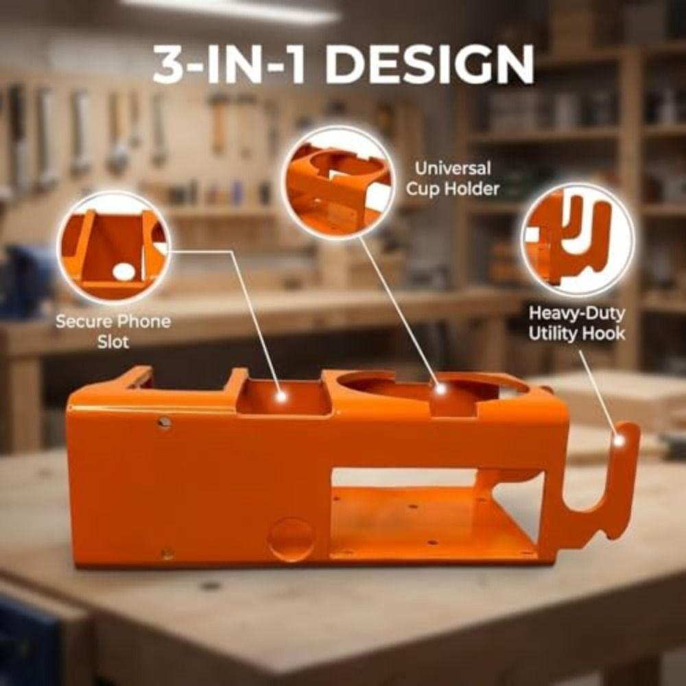 Gifts Orange Mug/Drink Holder Geometric Design Drink Tool Toll Bag Hoodie Hooks Portable Office Coffee Mug Holder