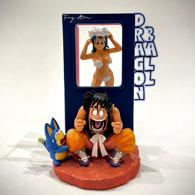 9cm Anime Drogan Boll Z Puar Figure Yamcha Figurine Bulma Pvc Action Figures Statue Collectible Model Toys Gifts