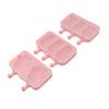 3pcs Ice Cream Bar Mold Food Grade Safe Cold and Heat Resistance Silicone Popsicle Molds for DIY Making