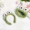 Autumn/Winter Plush Cartoon Heart Headband for Face Washing - Sweet Girly Hair Accessory