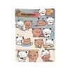 Relax Bubu and Dudu Cartoon Bear Blanket Merch Room Decorative Throws And Blankets Lightweight Thin Fleece for Outdoor