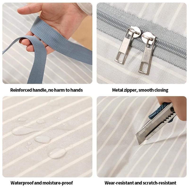 Big Oxford Cloth Storage Bag Organizer Moisture Dust Proof Proof Organizer Waterproof Quilt Clothes Blanket Storage Bag