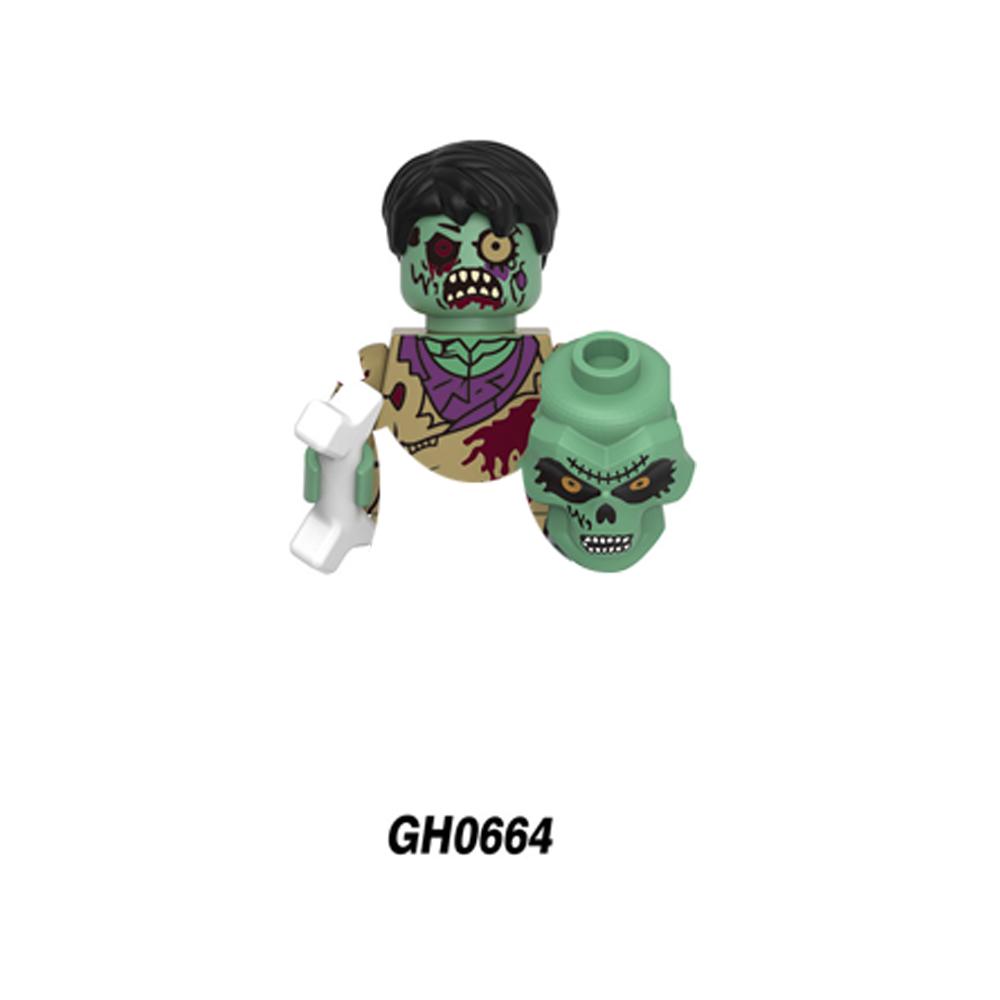Classic Horror Series Figure Dolls Mini Building Blocks Set Halloween Dress-Up Role Play Collection Gift Toy