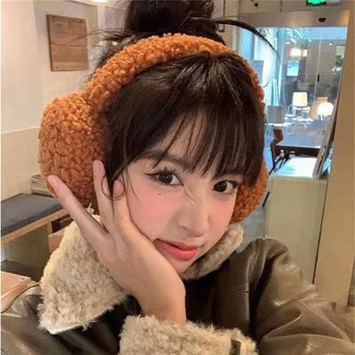 Cute Plush Headphones Winter Earmuffs Women's Warm Soft Ear Covers Imitation Cashmere Hair Band Fashion Earflap Outdoor Supplies